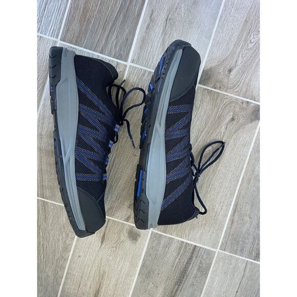 Men’s Nautilus Safety Footwear Accelerator Black Blue Sz 15 Safety Toe Athletic - Picture 2 of 7